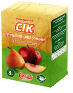 Купити сік Грушево-яблучний сік від Ромашкіна