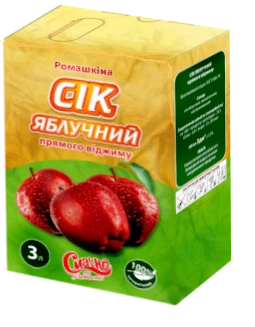 Купити сік Яблучний сік від Ромашкіна