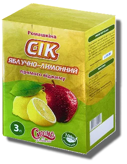 Купити сік Яблучно-лимонний сік від Ромашкіна